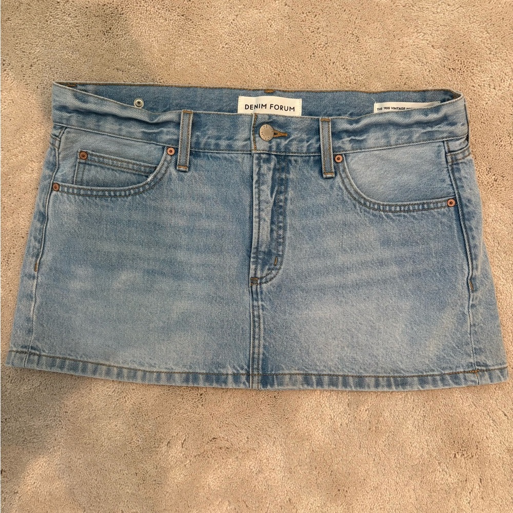 Vintage Micro Denim Skirt